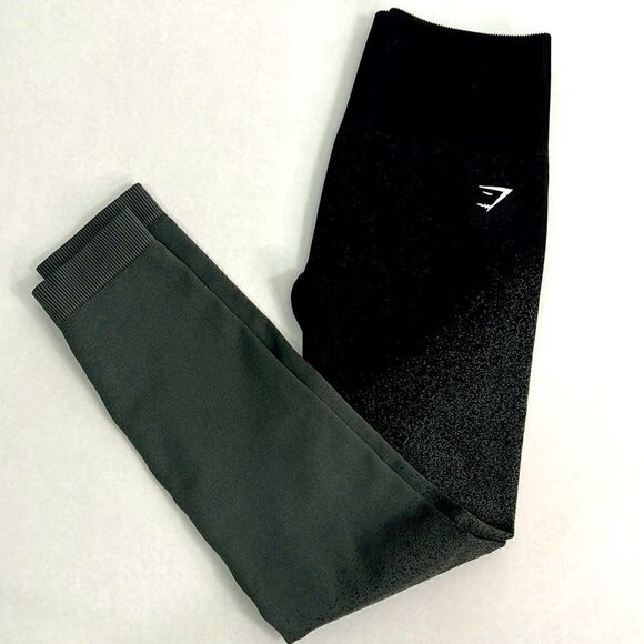 Gymshark black and gray ombré leggings size XS NWT Adapt - Picture 3 of 11